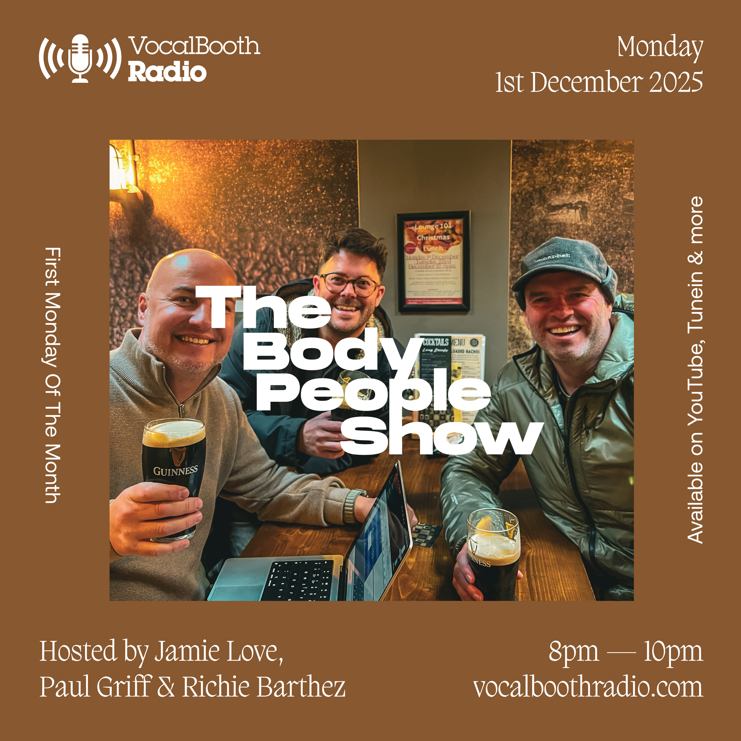 The Body People Show — Vocal Booth Radio, December 2025