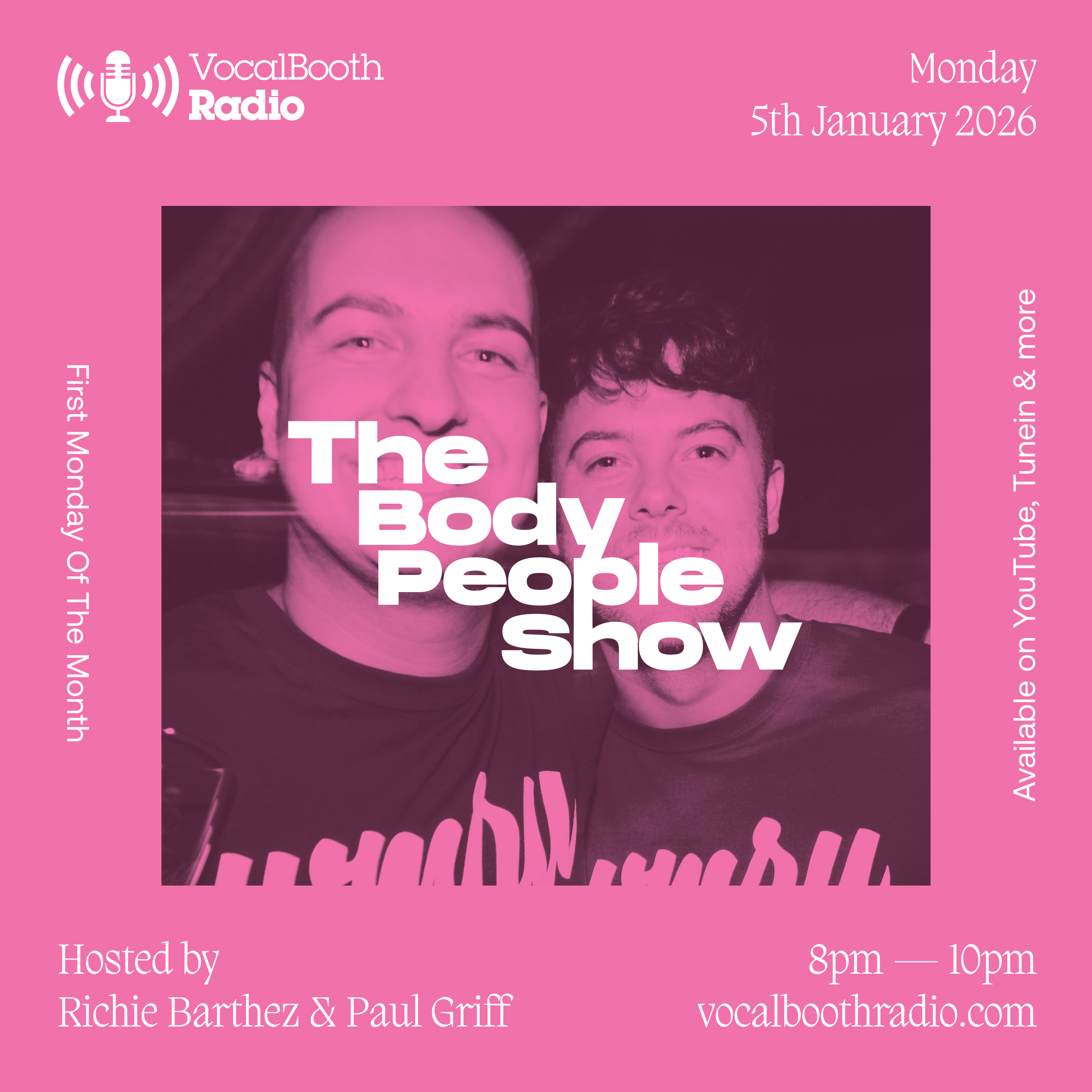 The Body People Show — Vocal Booth Radio, January 2026