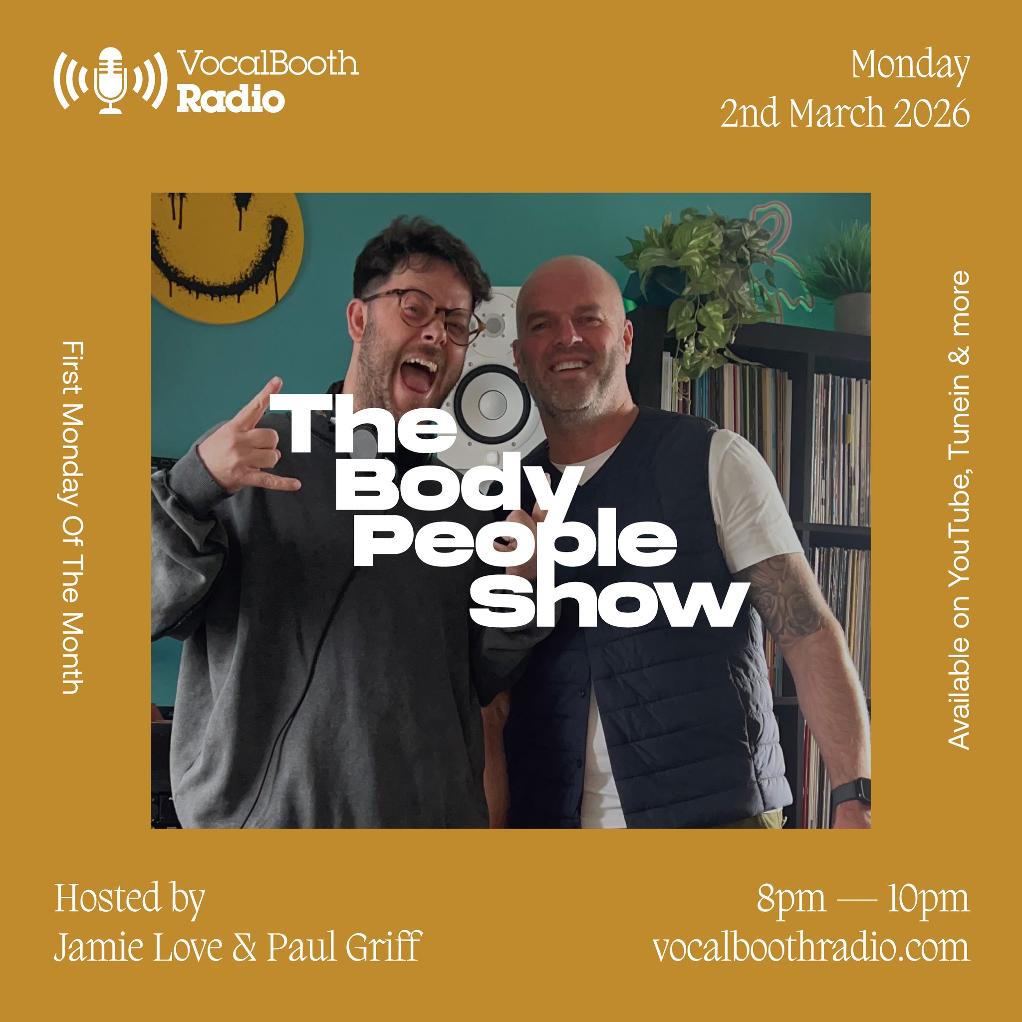 The Body People Show — Vocal Booth Radio, March 2026