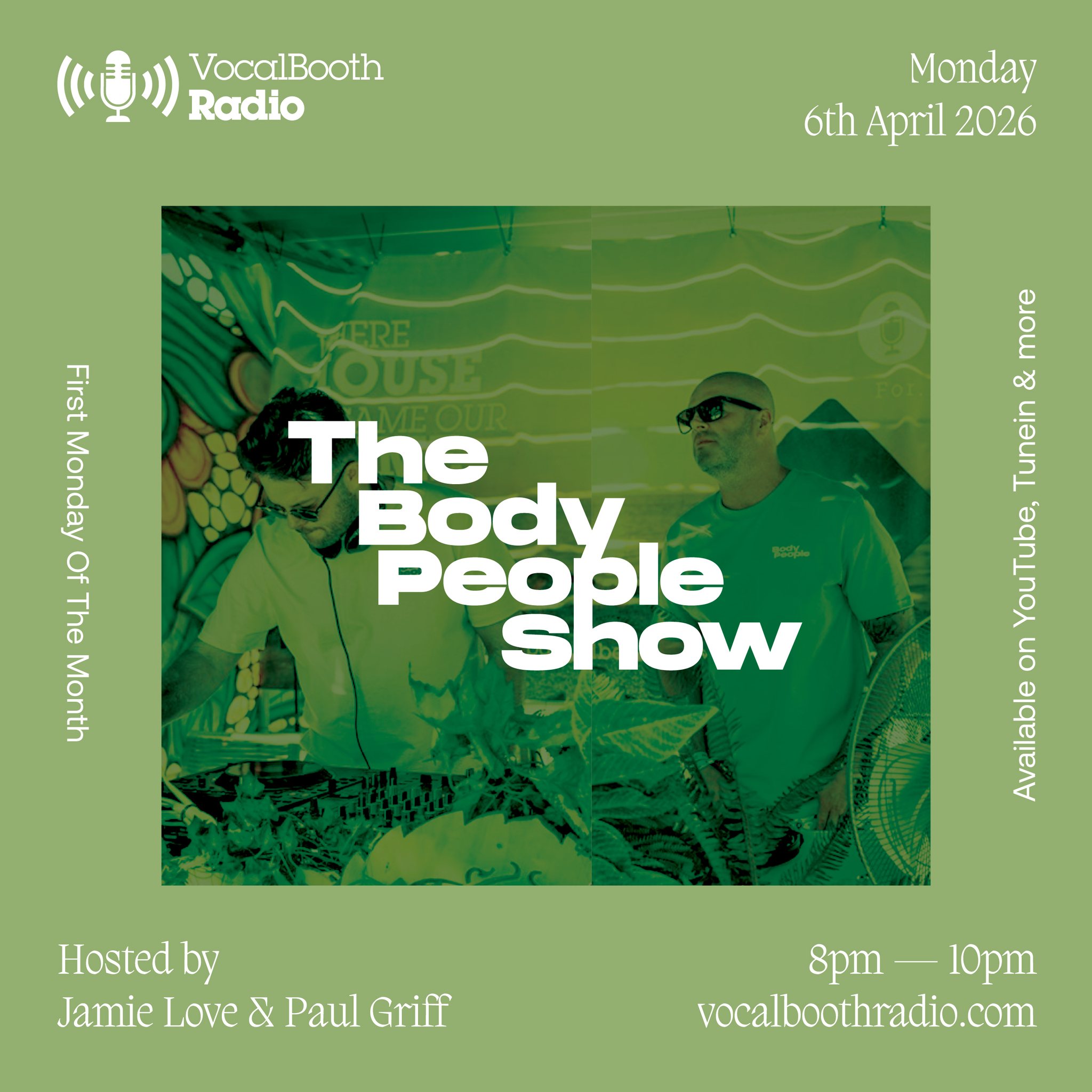 The Body People Show — Vocal Booth Radio, April 2026