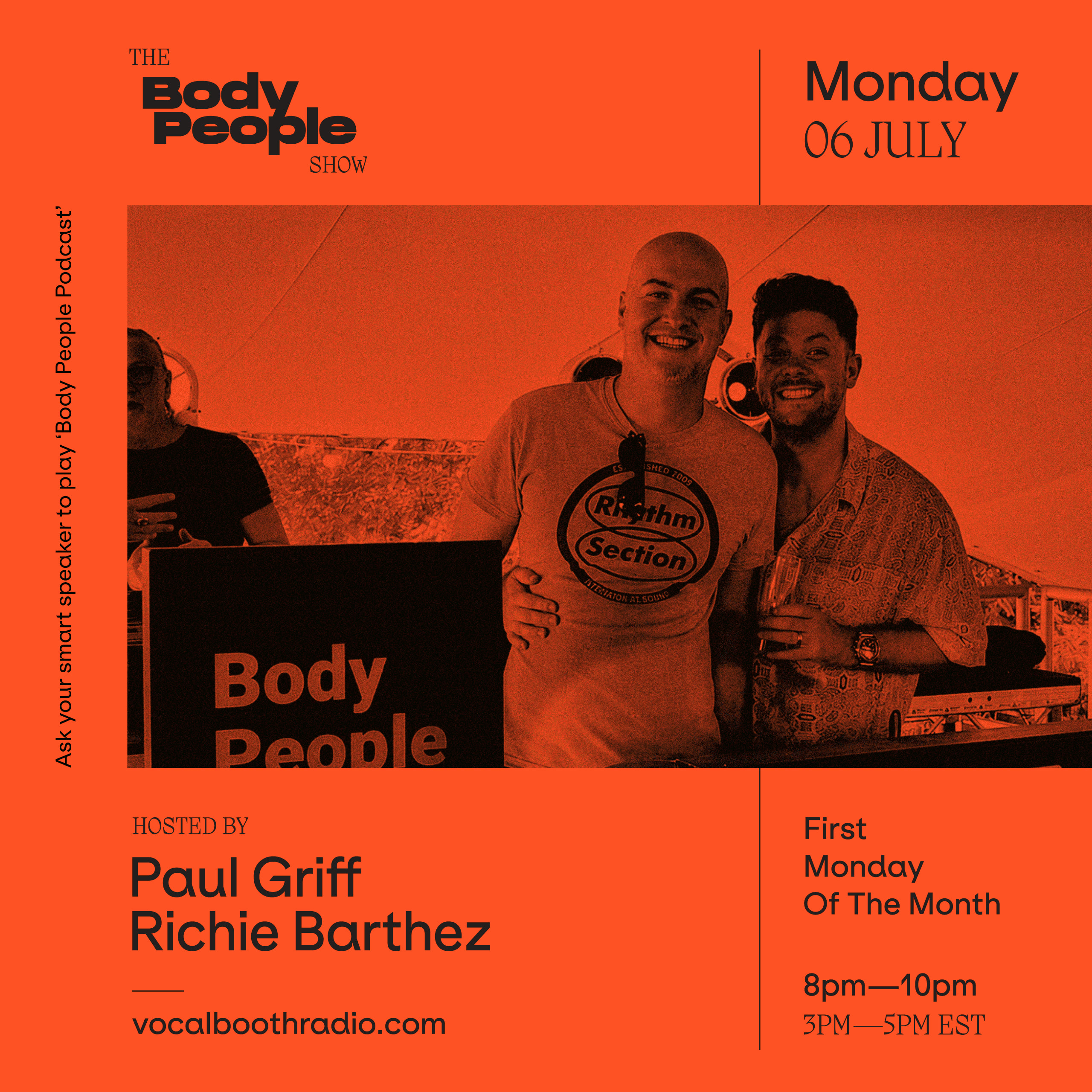 The Body People Show — Vocal Booth Radio, July 2026