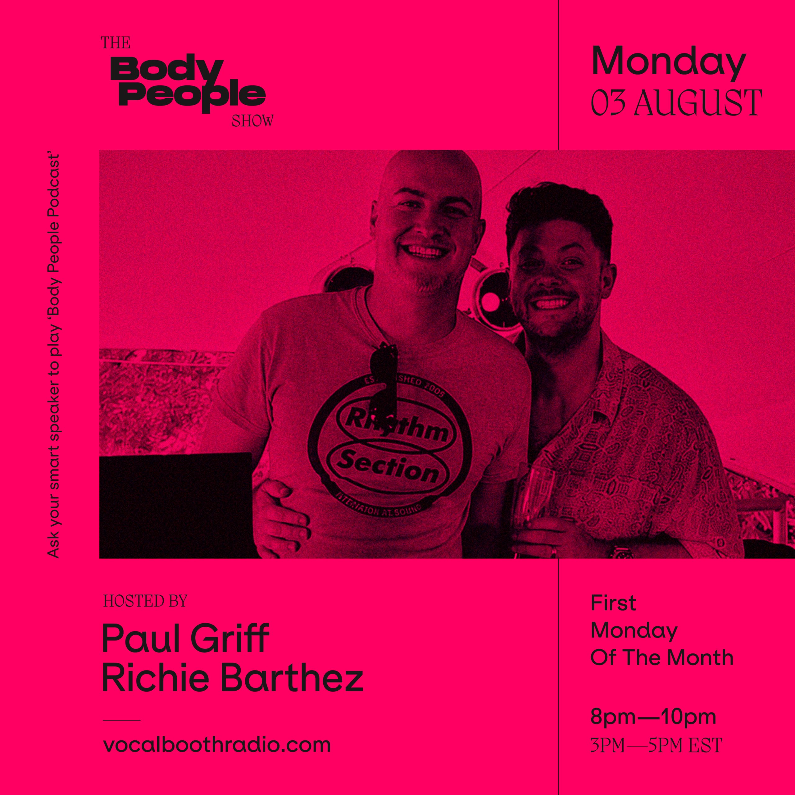 The Body People Show — Vocal Booth Radio, August 2026 episode artwork